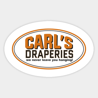 Carls Draperies Sticker